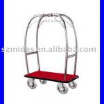 Hotel stainless steel luggage trolley