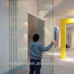 clear glass folding display walls-duke