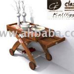 Teak Barmaid Trolly