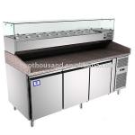 TT-BC288D Stainless Steel Pizza Refrigerated Table