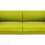 2013 Hotel wooden green upholstery faux leather sofa.TR-022-TR-022