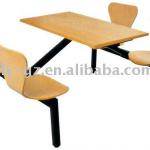 fast food Table and chair / Public dining furniture table