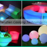 2013 Color Changing LED Modern Restaurant Furniture with Rechargeable Battery and IR Remote Control