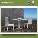 Plastic restaurant table and chairs rattan restaurant furniture