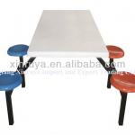 4 seats folding dinning table cafeteria table