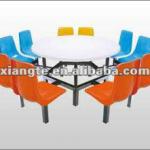 fireproof surface round canteen dining table sets CT008 , canteen furniture