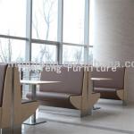 classic modern restaurant booth-HF-B355