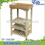 shabby chic wooden snack tables