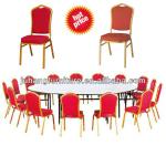 Hotel Big Table And Banquet Chair Supply