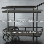 Aluminum Rattan Food Trolley in Restaurant LG-614891-LG-614891