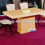 RS-012 Restaurant modern high quality dining set,wood chair and marble table-RS-012