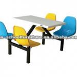 4 seats canteen tables and chairs-HY-1503