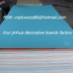 blue color glossy polyester plywood-1220*2440mm
