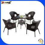 elegant rattan used dining room furniture for sale ZT-1101CT