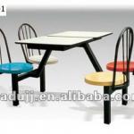 Fast food tables and chairs