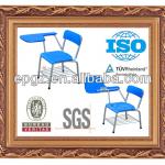 Wooden conference chairs with writing pad, stackable conference chair, conference chair with writing tablet-SF-21S
