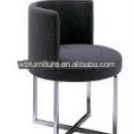 black fabric chair for writting