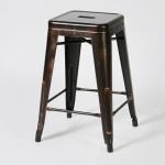 Heavy Industrial Vintage metal tolix stool XD-375-XD-375