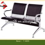 Steel furniture perforated chairs airport sofa