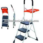 3 step foldable ladder capacity150kgs-YZLA8001