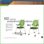 PU lacquer back conference room chair with writing board,meeting writing board chair
