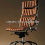 High back Executive Office Chair,cow top leather chair(WOSHI)