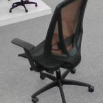 Ergonomic mid-back mesh chair with lifting armrest-WLH-B