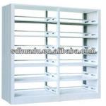 double upright double sided book shelf