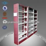 2013 newest beautiful metal bookshelf of library equipment