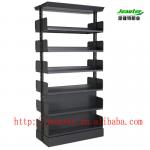 multi-tier metal folding organizer shelf for books