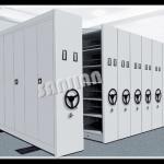 steel grey color mass library mobile shelving system-SJ-001