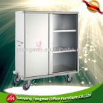 steel cupboard trolley,library furniture-TM-M0053