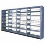 LB-009-6T metal 6 tiers book shelf, hot sale library furniture-LB-009-6T
