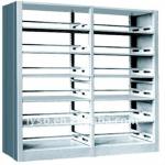 modern double-column double-side metal bookshelf-SB-S023