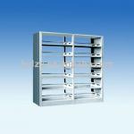 Modern Steel Double Sided Library Bookshelf