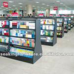 The bookshelf with a large storage in the Library