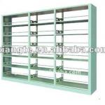 Six layer double sided pile steel school library furniture book shelves/book case