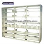 Multifunctional Library Shelf System In Powder Coating