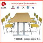 WELCOM~ desk and library furniture / school library furniture / library desk and chair-ZA-TS-02