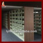 Elegant school wood-like steel double sided library shelves-HH-BS216