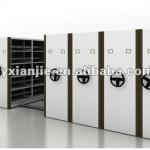 Metal/Steel Movable Library Book Rack Shelving XJH-H07