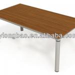 LB-LR01 Library Reading table with wooden toptable