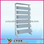 Cold rolled steel book shelf for library