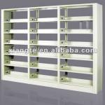 knock down steel library bookshelf,book case,stockroom style