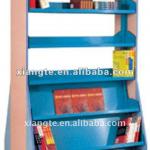 SR020-XT Steel library double faced book shelf,library metal book rack