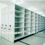 double side steel library mobile commercial shelving systems-SJ-001