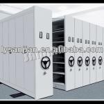 steel grey color mass library mobile commercial shelving systems