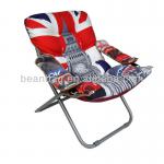 National flag folding chair with bean bags