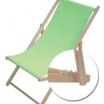 Garden Deck Chair Canvas FSC