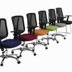 T-081 Staff chairs medium back chairs office chairs with wheels